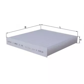 Filtre, air de l'habitacle KNECHT LA 395