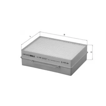 Filtre, air de l'habitacle KNECHT