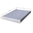 Filtre, air de l'habitacle KNECHT LAK 1162 - Visuel 1