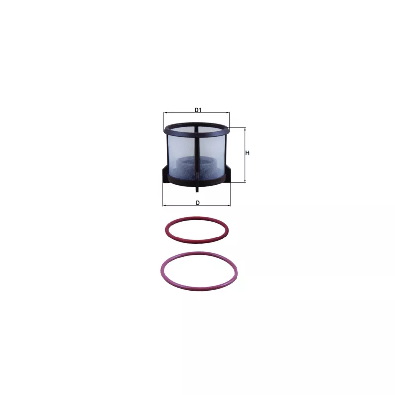 Filtre à carburant KNECHT KX 72D2