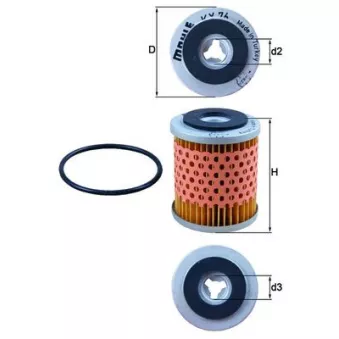 Filtre à carburant KNECHT