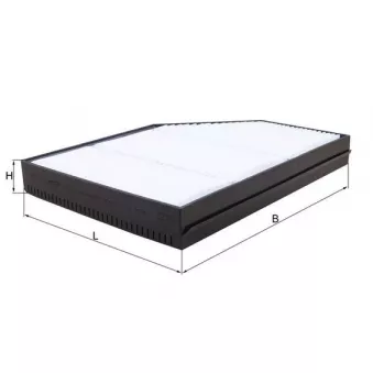 Filtre, air de l'habitacle KNECHT