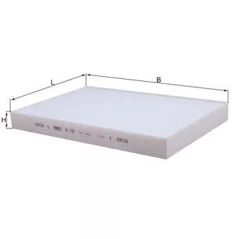 Filtre, air de l'habitacle KNECHT