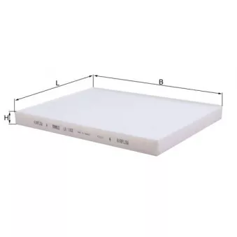 Filtre, air de l'habitacle KNECHT