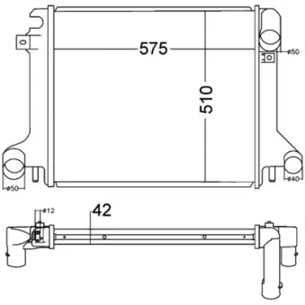 Radiateur, refroidissement du moteur MAHLE