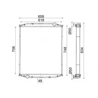 Radiateur, refroidissement du moteur MAHLE