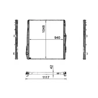 Radiateur, refroidissement du moteur MAHLE
