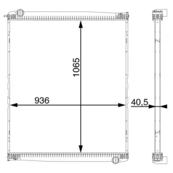 Radiateur, refroidissement du moteur MAHLE