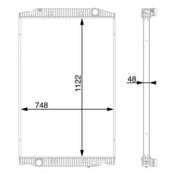Radiateur, refroidissement du moteur MAHLE