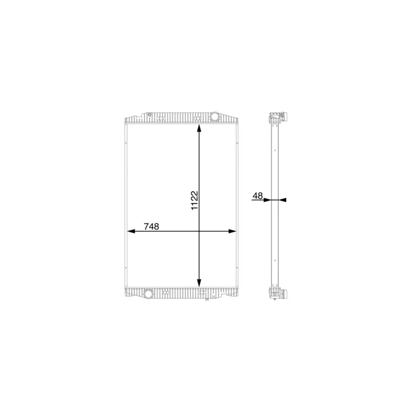 Radiateur, refroidissement du moteur MAHLE CR 112 000S
