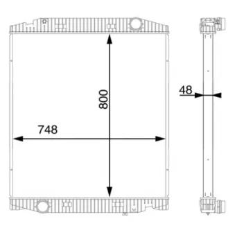 Radiateur, refroidissement du moteur MAHLE