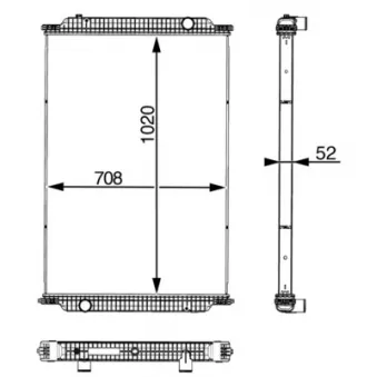 Radiateur, refroidissement du moteur MAHLE