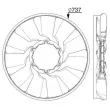 Roue du souffleur, refroidissementdu moteur MAHLE CFW 88 000P - Visuel 2