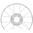 Roue du souffleur, refroidissementdu moteur MAHLE CFW 76 000P - Visuel 1