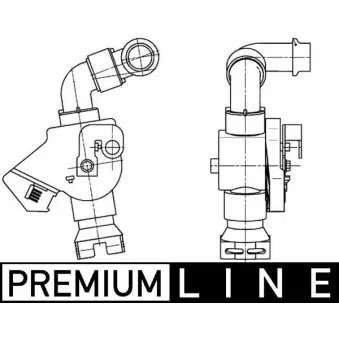 Vanne de regulation chauffage MAHLE AVS 3 000P