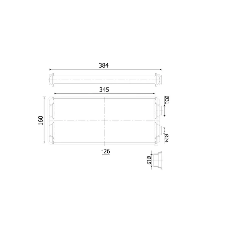 Système de chauffage MAHLE AH 296 000S