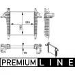 Intercooler, échangeur MAHLE CI 136 000P - Visuel 1
