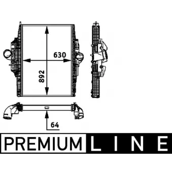 Intercooler, échangeur MAHLE
