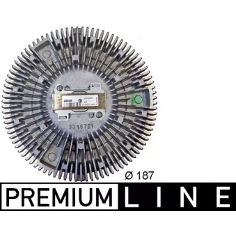 Embrayage, ventilateur de radiateur MAHLE CFC 129 000P