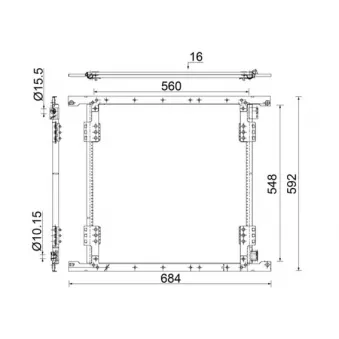 Condenseur, climatisation MAHLE AC 852 000S
