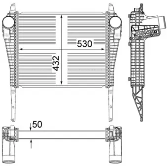 Intercooler, échangeur MAHLE CI 38 000P