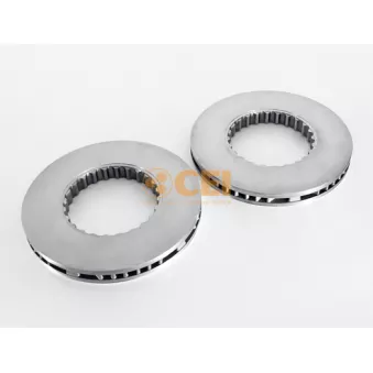 Jeu de 2 disques de frein C.E.I.