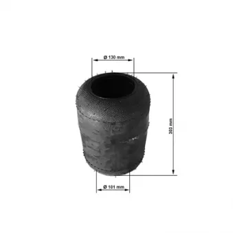 Ressort pneumatique, suspension pneumatique C.E.I.
