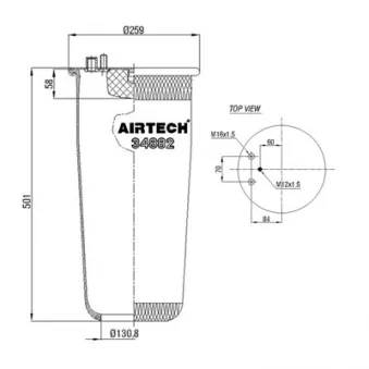 Ressort pneumatique, suspension pneumatique C.E.I.