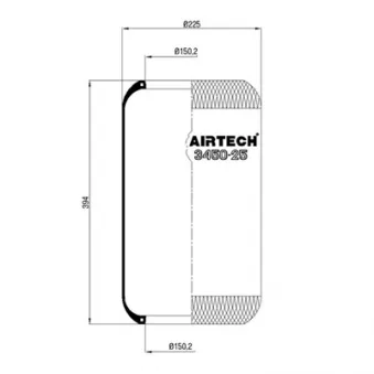Ressort pneumatique, suspension pneumatique C.E.I.