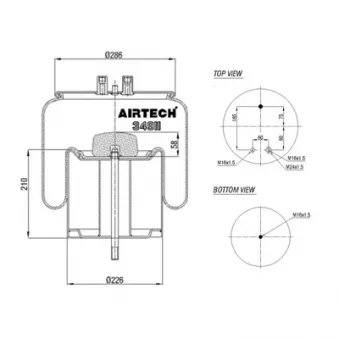 Ressort pneumatique, suspension pneumatique C.E.I.