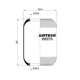 Ressort pneumatique, suspension pneumatique C.E.I.