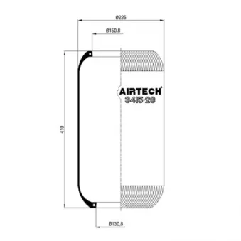 Ressort pneumatique, suspension pneumatique C.E.I.