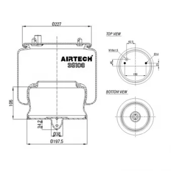 Ressort pneumatique, suspension pneumatique C.E.I.