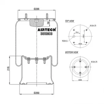 Ressort pneumatique, suspension pneumatique C.E.I.