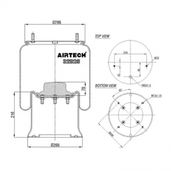 Ressort pneumatique, suspension pneumatique C.E.I.