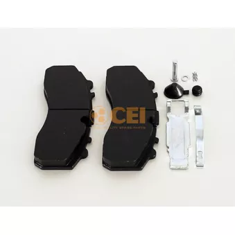 Jeu de 4 plaquettes de frein C.E.I.