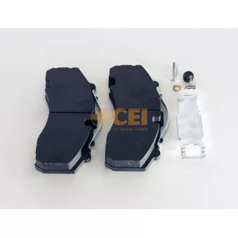 Jeu de 4 plaquettes de frein C.E.I.