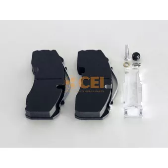 Jeu de 4 plaquettes de frein C.E.I.