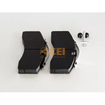 Jeu de 4 plaquettes de frein C.E.I.