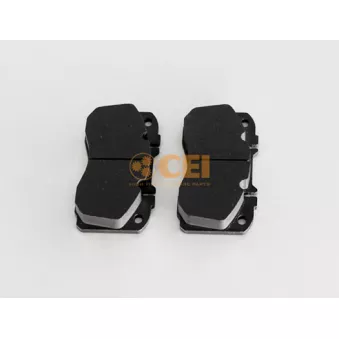 Jeu de 4 plaquettes de frein C.E.I.