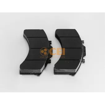 Jeu de 4 plaquettes de frein C.E.I.