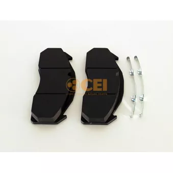 Jeu de 4 plaquettes de frein C.E.I.