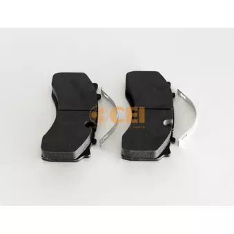 Jeu de 4 plaquettes de frein C.E.I.