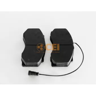 Jeu de 4 plaquettes de frein C.E.I.