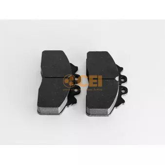 Jeu de 4 plaquettes de frein C.E.I.