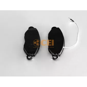 Jeu de 4 plaquettes de frein C.E.I.