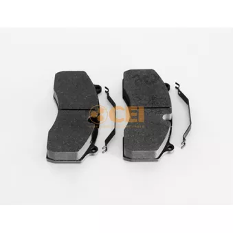 Jeu de 4 plaquettes de frein C.E.I.