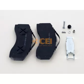 Jeu de 4 plaquettes de frein C.E.I.