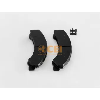 Jeu de 4 plaquettes de frein C.E.I.