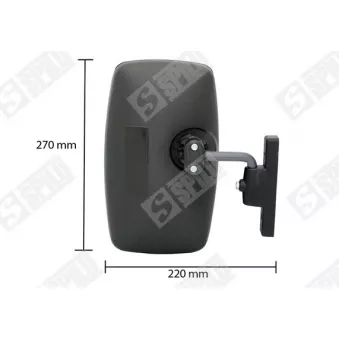 Miroir de rampe SPILU